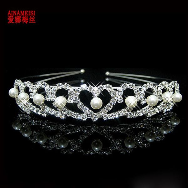 ainameisi trendy princess tiara crown headband girls love heart pearl rhinestone bridal tiaras women party wedding hair jewelry, Golden;silver
ainameisi trendy princess tiara crown headband girls love heart pearl rhinestone bridal tiaras women party wedding hair jewelry, Golden;silver