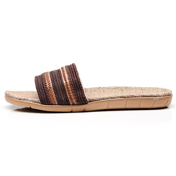 2020 summer outdoor slippers beach shoes women's shoes striped linen comfortable slippers, Black
2020 summer outdoor slippers beach shoes women's shoes striped linen comfortable slippers, Black