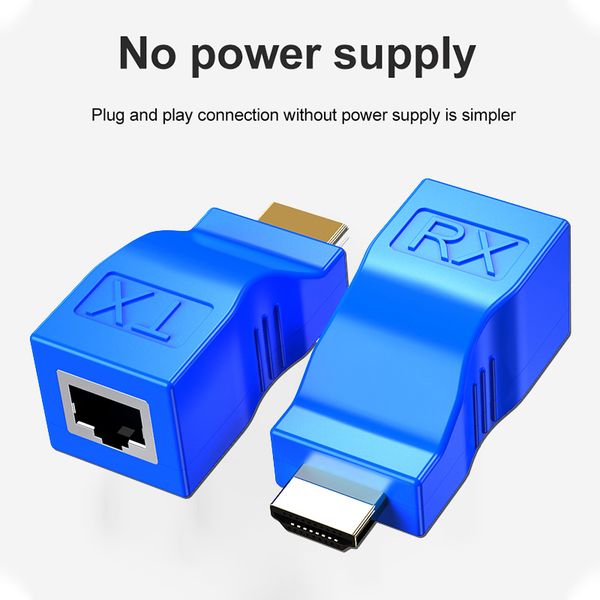 1 pair 4k hdmi extender 1080p rj45 ports lan network hdmi extension 30m cat5e/6 utp lan ethernet for hdtv monitor
1 pair 4k hdmi extender 1080p rj45 ports lan network hdmi extension 30m cat5e/6 utp lan ethernet for hdtv monitor