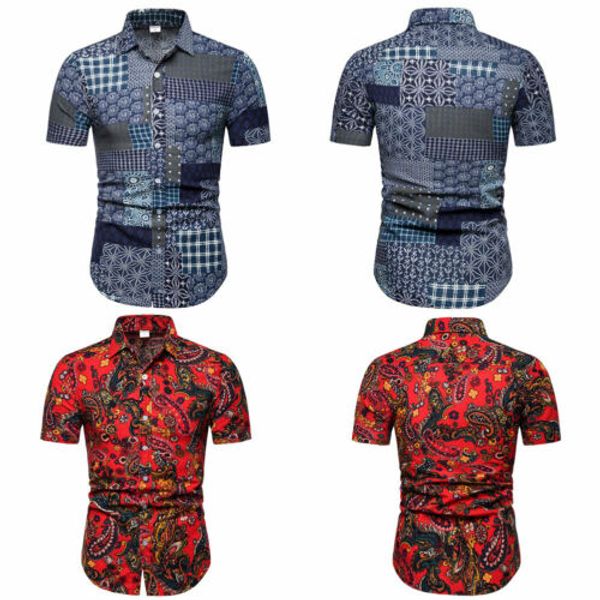 stylish men's print short sleeve turn-down collar shirts gentlemen summer daily casual comfortable clothing -5xl, White;black
stylish men's print short sleeve turn-down collar shirts gentlemen summer daily casual comfortable clothing -5xl, White;black