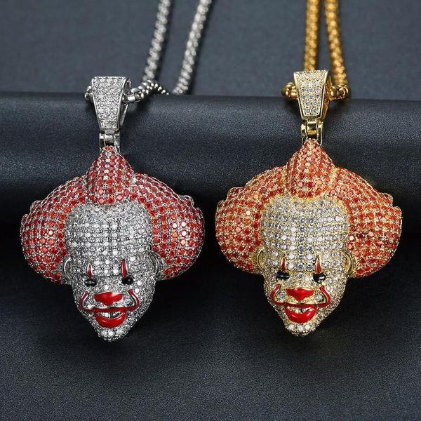 clown hip hop pendant necklace jewelry for party gift classic clown pendant male gold silver color chain necklace gifts
clown hip hop pendant necklace jewelry for party gift classic clown pendant male gold silver color chain necklace gifts
