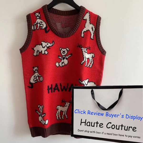 gxxxi italy hwaii mens sweaters 20fw trendy knit vest boys hiphopwear with animals pattern womens fashion pullovers, White;black
gxxxi italy hwaii mens sweaters 20fw trendy knit vest boys hiphopwear with animals pattern womens fashion pullovers, White;black