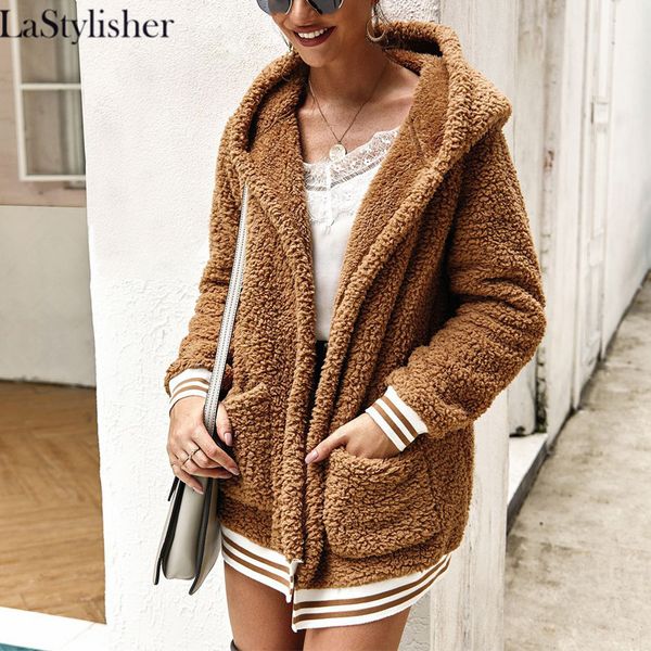 pink plus size female faux fur coat striped hood warm plush female jacket women's winter coat 2020 new fake fur clothing autumn, Black
pink plus size female faux fur coat striped hood warm plush female jacket women's winter coat 2020 new fake fur clothing autumn, Black