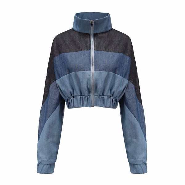 women's jackets cawa streetwear jeans jacket women spliced denim cropped coat autumn zipper high waist female short fashion, Black;brown
women's jackets cawa streetwear jeans jacket women spliced denim cropped coat autumn zipper high waist female short fashion, Black;brown