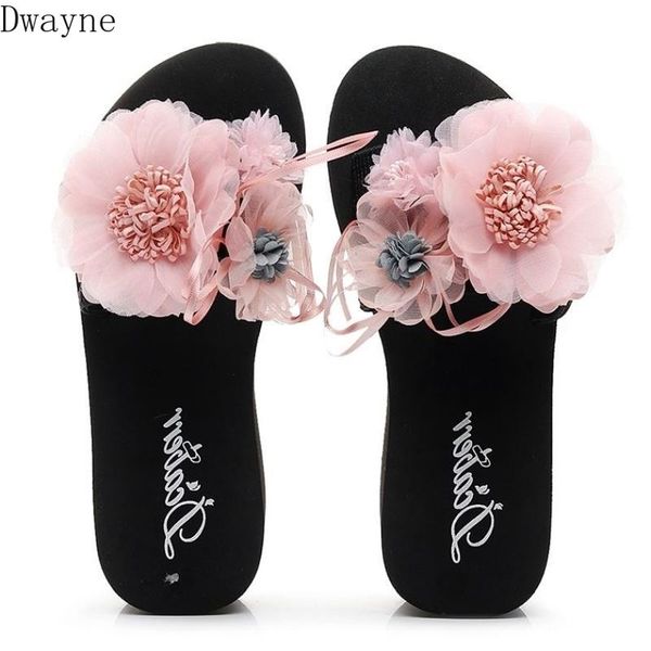 fashion flower word drag female 2020 new thick bottom beach slippers, Black
fashion flower word drag female 2020 new thick bottom beach slippers, Black