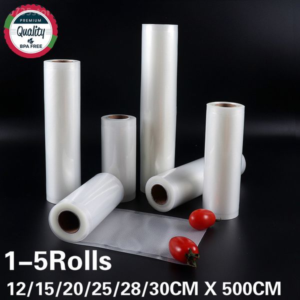 5 rolls kitchen vacuum sealer bag sous vide saver storage vacuum packaging bags kitchen accessories bpa-12cm/30cm
5 rolls kitchen vacuum sealer bag sous vide saver storage vacuum packaging bags kitchen accessories bpa-12cm/30cm