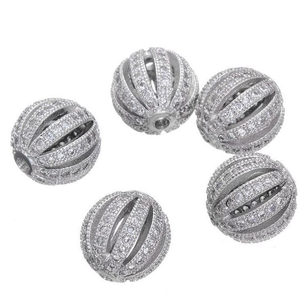 10mm watermelon balls micro zircon loose spacer craft european cz beads for charm bracelet necklace fashion diy jewelry making, Silver
10mm watermelon balls micro zircon loose spacer craft european cz beads for charm bracelet necklace fashion diy jewelry making, Silver