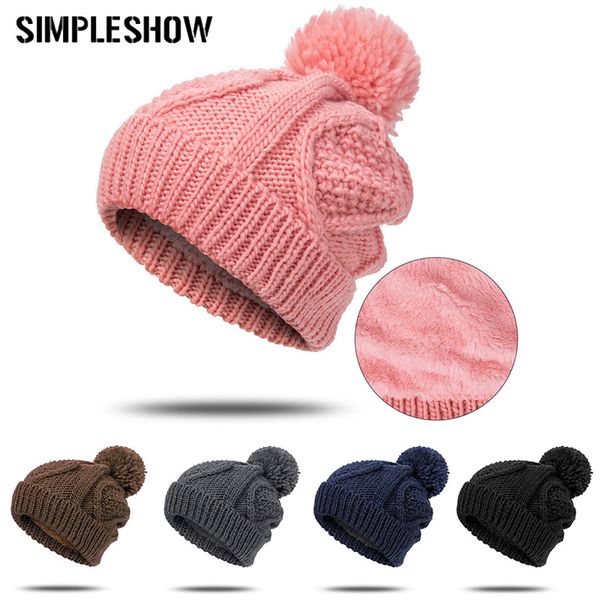 2020 women's hats add velvet fleece inside beanies winter hats for women pompom hat female twist pattern caps, Blue;gray
2020 women's hats add velvet fleece inside beanies winter hats for women pompom hat female twist pattern caps, Blue;gray