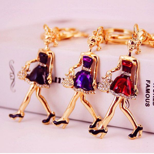 alloy rhinestone pendant keychain beauty dressed women girl shape car key chains key ring bag charm jewelry handbag decor high quality, Slivery;golden
alloy rhinestone pendant keychain beauty dressed women girl shape car key chains key ring bag charm jewelry handbag decor high quality, Slivery;golden