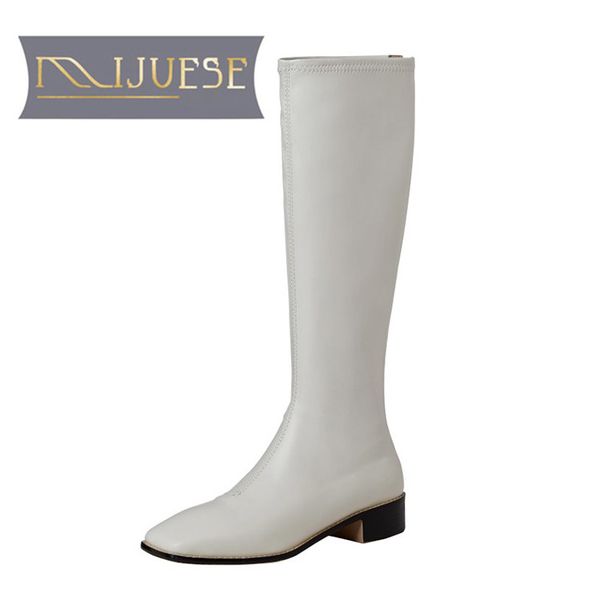 mljuese 2021 women knee-high boots microfiber winter short plush square toe zipper med heels female boots size 39, Black
mljuese 2021 women knee-high boots microfiber winter short plush square toe zipper med heels female boots size 39, Black
