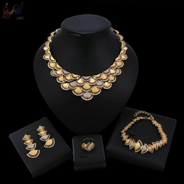 yulaili classic trendy graceful women wedding bridal necklace earrings bracelet ring african jewelry sets wholesale, Silver
yulaili classic trendy graceful women wedding bridal necklace earrings bracelet ring african jewelry sets wholesale, Silver