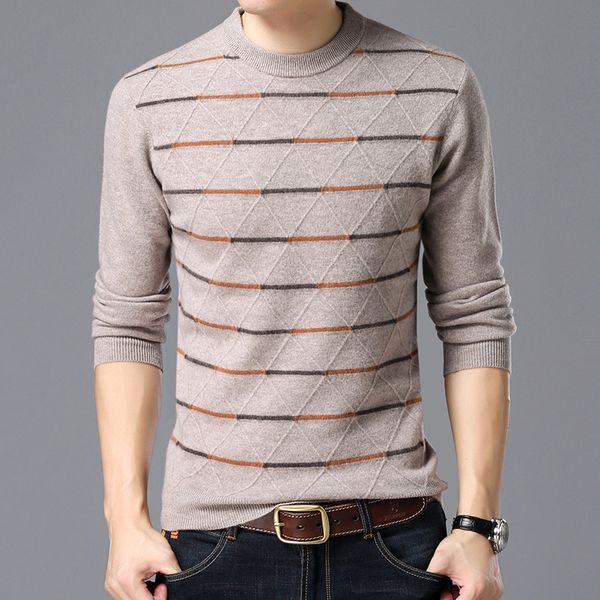 the new male personality of young man knit striped sweater turtleneck sweater jacquard, White;black
the new male personality of young man knit striped sweater turtleneck sweater jacquard, White;black