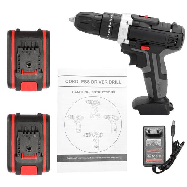 36v multifunctional electric cordless drill high-power lithium battery wireless rechargeable hand drills electric power tools
36v multifunctional electric cordless drill high-power lithium battery wireless rechargeable hand drills electric power tools