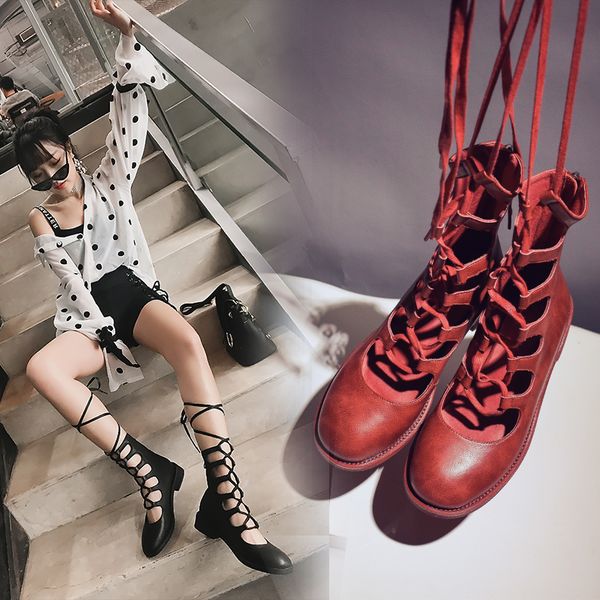 vangull women boots fashion shoes woman genuine leather cow leather mid-calf boots hollow roman sandals small 200925, Black
vangull women boots fashion shoes woman genuine leather cow leather mid-calf boots hollow roman sandals small 200925, Black