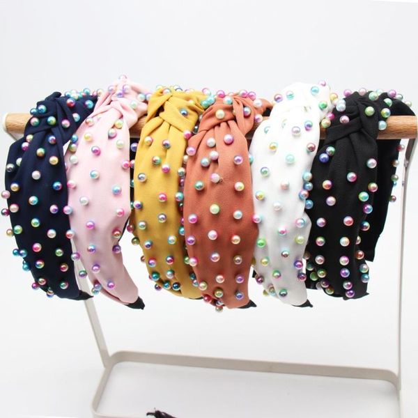 hair accessories colorful pearl hairband for women knotted hairbands girls fabric headband hoop
hair accessories colorful pearl hairband for women knotted hairbands girls fabric headband hoop