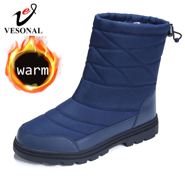 vesonal 2020 winter snow men boots rain shoes waterproof with fur plush warm male casual mid-calf work fishing boot for men, Black
vesonal 2020 winter snow men boots rain shoes waterproof with fur plush warm male casual mid-calf work fishing boot for men, Black