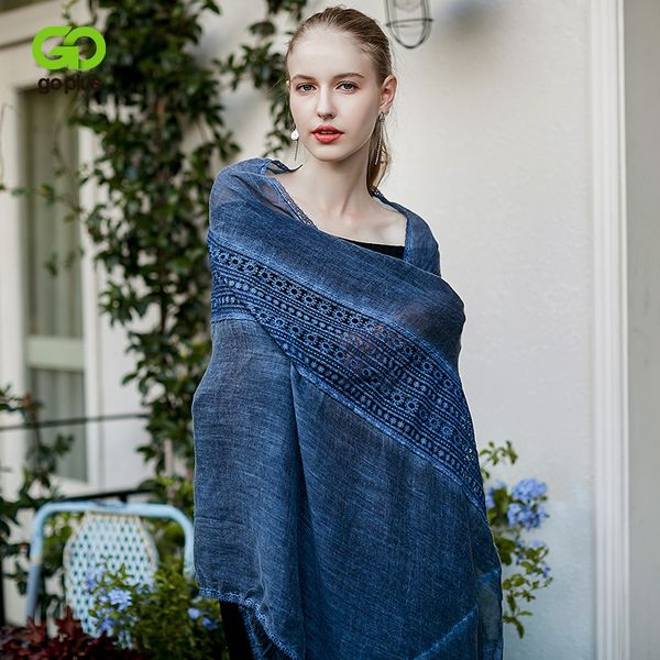 goplus 2020 spring winter thin lace scarf women chiffon solid luxury shawls hijab patchwork vintage silk scarves female bandanna, Blue;gray
goplus 2020 spring winter thin lace scarf women chiffon solid luxury shawls hijab patchwork vintage silk scarves female bandanna, Blue;gray