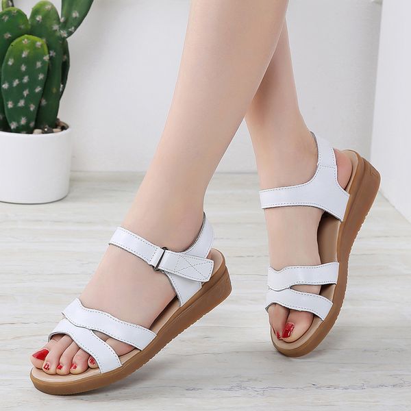 sandals summer split leather women wedge heels woman slip resistance ladies shoes female sandalias zapatos de mujer, Black
sandals summer split leather women wedge heels woman slip resistance ladies shoes female sandalias zapatos de mujer, Black