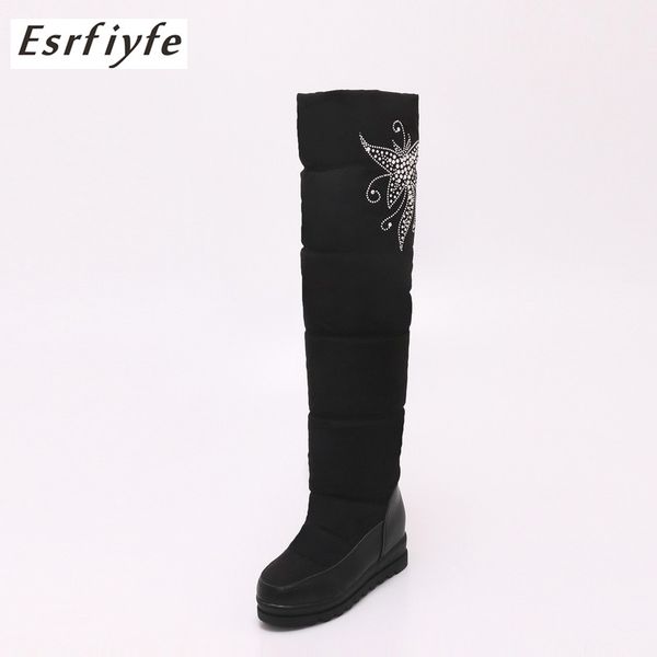 esrfiyfe 2020 new winter women snow boots plush warm shoes plus size 34 to big 43 easy wear girl white down shoes female boots, Black
esrfiyfe 2020 new winter women snow boots plush warm shoes plus size 34 to big 43 easy wear girl white down shoes female boots, Black