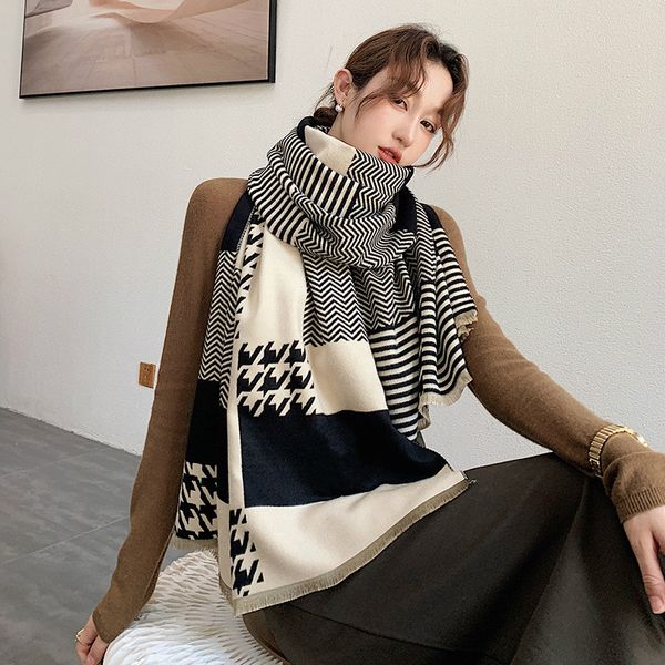 scarves 2021 luxury houndstooth print winter scarf women's cashmere shawls wrap warm female bandana hijab, Blue;gray
scarves 2021 luxury houndstooth print winter scarf women's cashmere shawls wrap warm female bandana hijab, Blue;gray