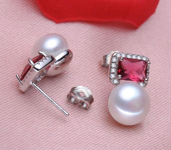 ashiqi real 925 sterling silver earrings freshwater pearl stud earrings for women natural pearl jewelry red crystal, Golden;silver
ashiqi real 925 sterling silver earrings freshwater pearl stud earrings for women natural pearl jewelry red crystal, Golden;silver