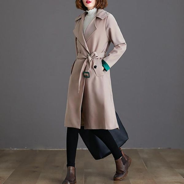 women's wool & blends cashmere woolen winter coat women vintage elegant office solid sashes long manteau femme cappotto donna casaco fe, Black
women's wool & blends cashmere woolen winter coat women vintage elegant office solid sashes long manteau femme cappotto donna casaco fe, Black
