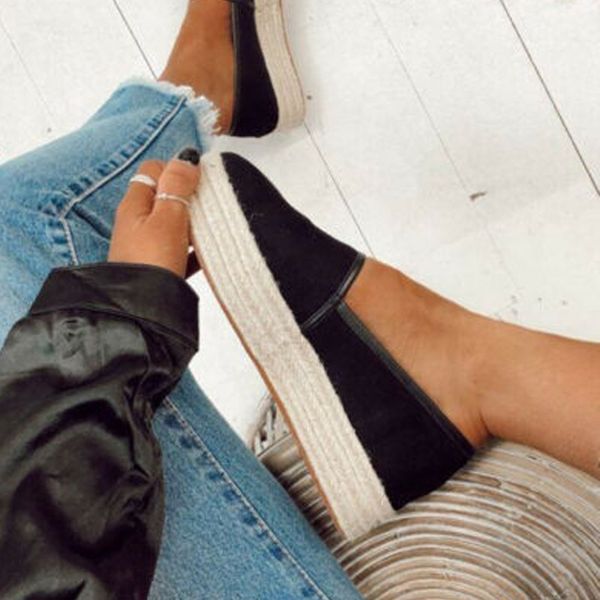 women flats shoes slip on casual ladies canvas shoes for woman thick bottom loafers espadrilles zapatos de mujer 2020, Black
women flats shoes slip on casual ladies canvas shoes for woman thick bottom loafers espadrilles zapatos de mujer 2020, Black