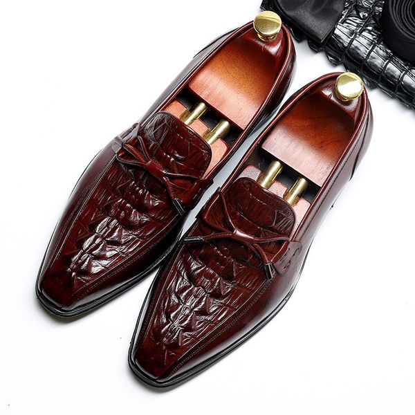 cowhide classic men's formal brown shoes men business dress leather large size single shoes pointed wedding wholesale sale, Black
cowhide classic men's formal brown shoes men business dress leather large size single shoes pointed wedding wholesale sale, Black