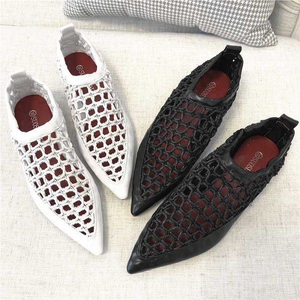 rope knitting flat shoes women 2020 spring summer cutout flats pointed toe deep mouth espadrilles women mules shoes, Black
rope knitting flat shoes women 2020 spring summer cutout flats pointed toe deep mouth espadrilles women mules shoes, Black