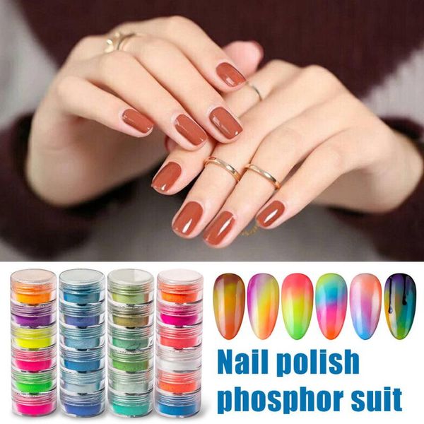 6 box luminous body glitter neon powder nail glitter powder luminous fluorescent glow in the dark eye shadow neon, Silver;gold
6 box luminous body glitter neon powder nail glitter powder luminous fluorescent glow in the dark eye shadow neon, Silver;gold