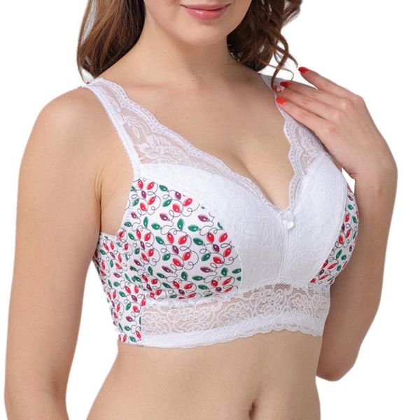 voguesecret new women bra one-piece lace bralette floral print plus size thin padded lingerie bras for women embroidery, Red;black
voguesecret new women bra one-piece lace bralette floral print plus size thin padded lingerie bras for women embroidery, Red;black