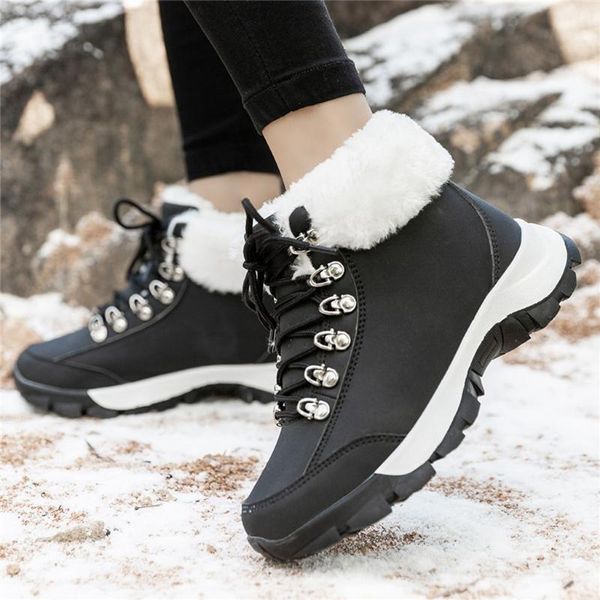 waterproof plus velvet snow boots women autumn winter warm casual cotton booties new flat shoes with plush inside botas mujer, Black
waterproof plus velvet snow boots women autumn winter warm casual cotton booties new flat shoes with plush inside botas mujer, Black