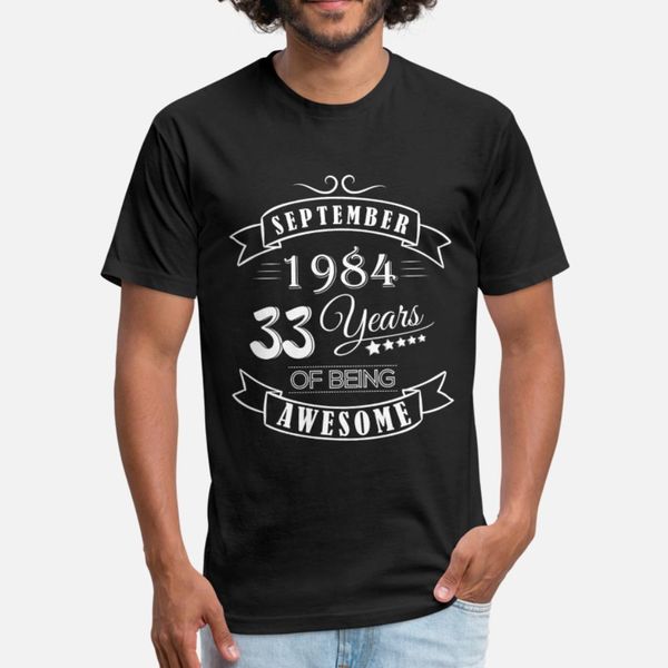 september 1984 33 years of being awesome t shirt men printing short sleeve o neck kawaii graphic casual summer style natural shirt
september 1984 33 years of being awesome t shirt men printing short sleeve o neck kawaii graphic casual summer style natural shirt