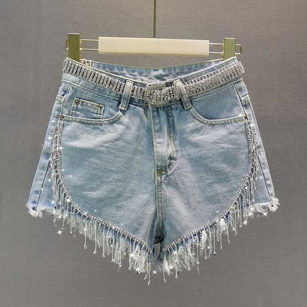 women's shorts luxury style 2021 summer diamond tassel denim jeans fashion girls ladies all-match trousers a3745, White;black
women's shorts luxury style 2021 summer diamond tassel denim jeans fashion girls ladies all-match trousers a3745, White;black