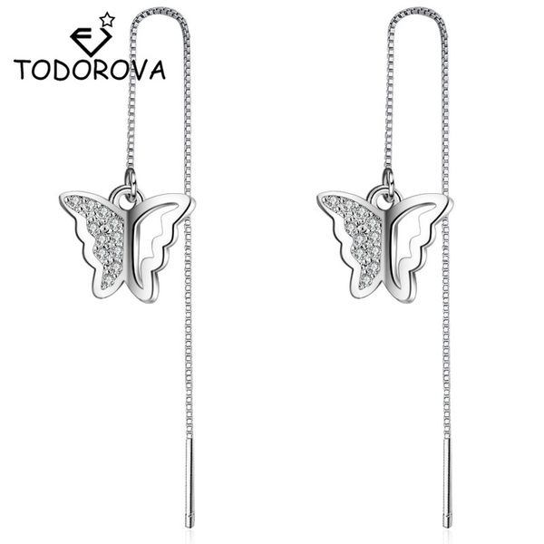 dangle & chandelier todorova cubic zirconia long earrings for women dangles korean butterfly chain tassel drop jewelry, Silver
dangle & chandelier todorova cubic zirconia long earrings for women dangles korean butterfly chain tassel drop jewelry, Silver