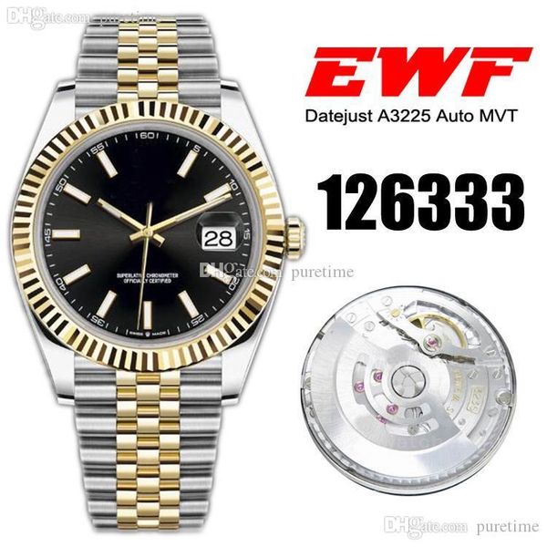 ewf 41 m126333-0014 a3235 automatic mens watch two tone yellow gold fluted bezel black dial stick markers ss jubilee bracelet puretime g7, Slivery;brown
ewf 41 m126333-0014 a3235 automatic mens watch two tone yellow gold fluted bezel black dial stick markers ss jubilee bracelet puretime g7, Slivery;brown