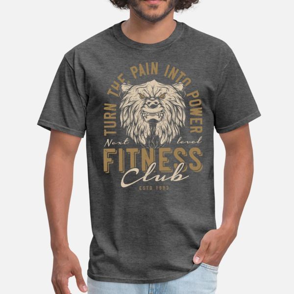 turn pain into power fitness club bear inspired t shirt men print tee shirt o neck standard fit new fashion spring autumn unique shirt
turn pain into power fitness club bear inspired t shirt men print tee shirt o neck standard fit new fashion spring autumn unique shirt