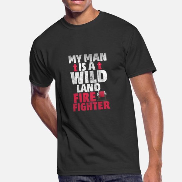 my man is a wild land fire fighter t shirt men personalized tee shirt round collar letter crazy humor summer style standard shirt
my man is a wild land fire fighter t shirt men personalized tee shirt round collar letter crazy humor summer style standard shirt