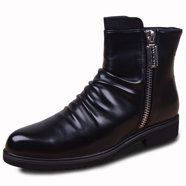 korean vintage men party nightclub wear tooling boots black cow leather shoes breathable ankle boot zapatos de hombre short bota
korean vintage men party nightclub wear tooling boots black cow leather shoes breathable ankle boot zapatos de hombre short bota