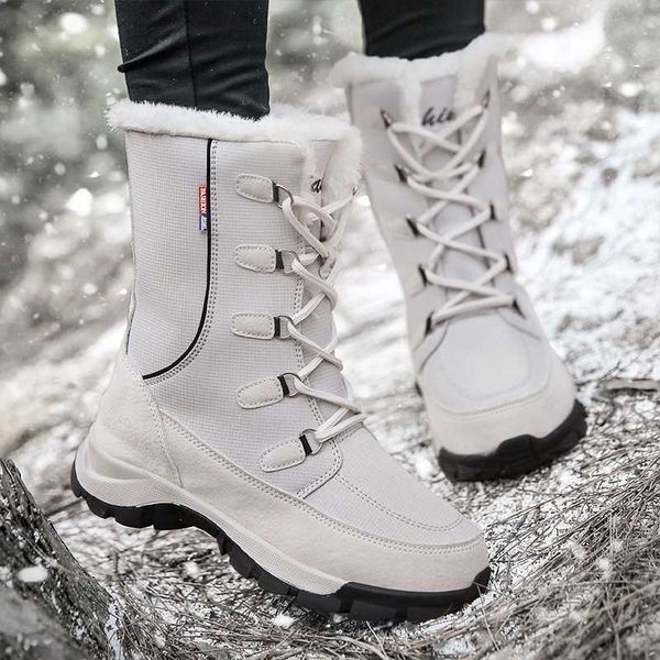 winter boots women warm snow boot plus plush footwear big size lace-up mid-calf ankle boots non-slip waterproof women shoes, Black
winter boots women warm snow boot plus plush footwear big size lace-up mid-calf ankle boots non-slip waterproof women shoes, Black