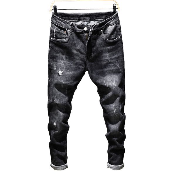 good quality men's black skinny jeans new male holes slim denim long jeans men solid casual pencil pants slim j, Blue
good quality men's black skinny jeans new male holes slim denim long jeans men solid casual pencil pants slim j, Blue