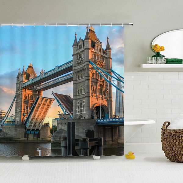 shower curtains european landscape tower bridge curtain 3d printed bath waterproof bathroom moisture-proof
shower curtains european landscape tower bridge curtain 3d printed bath waterproof bathroom moisture-proof
