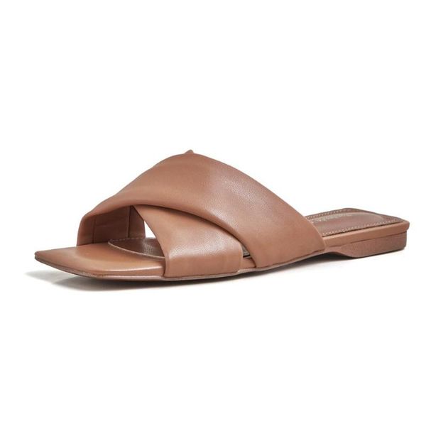 2020 summer new genuine leather flat women slippers square toe lazy shoes fashion sandals beach casual slippers women, Black
2020 summer new genuine leather flat women slippers square toe lazy shoes fashion sandals beach casual slippers women, Black