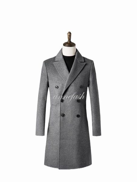custom made classics slim fit two button men cashmere light grey coat formal middle longer jacket, Black
custom made classics slim fit two button men cashmere light grey coat formal middle longer jacket, Black