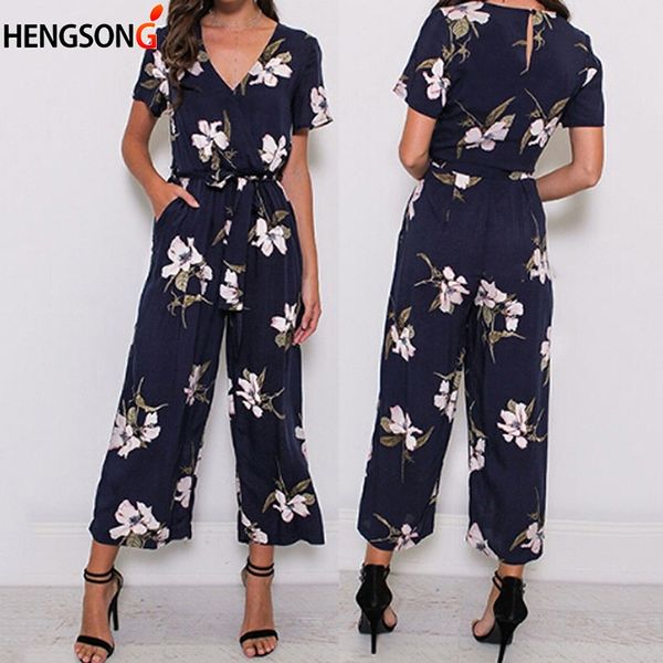 hengsong 2020 large size fashion women's loose printed chiffon pocket jumpsuit office lady ankle-length pants 735875, Black;white
hengsong 2020 large size fashion women's loose printed chiffon pocket jumpsuit office lady ankle-length pants 735875, Black;white