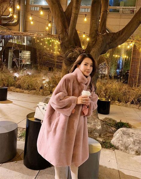 designer solid pink color fashion warm clothes casual luxury long coats winter faux fur womens coats, Black
designer solid pink color fashion warm clothes casual luxury long coats winter faux fur womens coats, Black