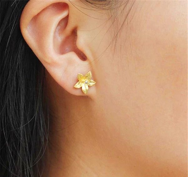 lotus fun real 925 sterling silver natural original handmade fine jewelry fresh flower fashion stud earrings for women brincos01, Golden;silver
lotus fun real 925 sterling silver natural original handmade fine jewelry fresh flower fashion stud earrings for women brincos01, Golden;silver