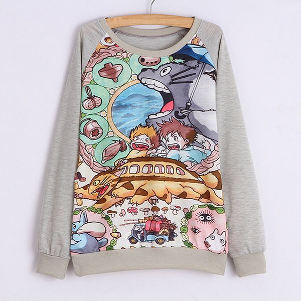 sudaderas mujer 2019 women hoody long sleeve harajuku sweatshirts cute anime cartoon totoro funny hoodie pullover kawaii clothes, Black
sudaderas mujer 2019 women hoody long sleeve harajuku sweatshirts cute anime cartoon totoro funny hoodie pullover kawaii clothes, Black