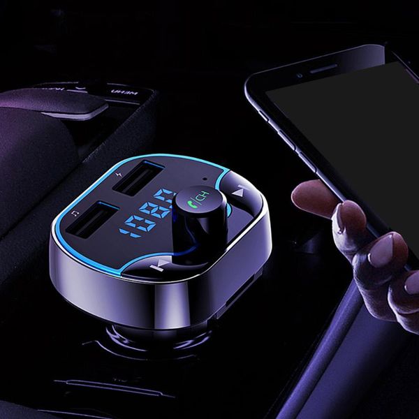 t24 car fm transmitter dual usb fast charger voice navigation car hands-call bluetooth mp3 player
t24 car fm transmitter dual usb fast charger voice navigation car hands-call bluetooth mp3 player
