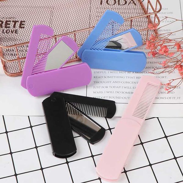 hair brushes 1pc mini pocket folding brush with mirro travel comb portable fold mirror compact purse, Silver
hair brushes 1pc mini pocket folding brush with mirro travel comb portable fold mirror compact purse, Silver